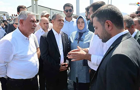 AK Parti heyetinden grevde olan işçilere destek