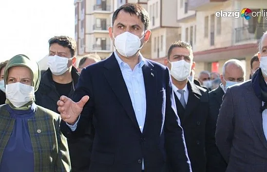 Bakan Kurum 'Elazığ'da 19 bin 500 konuttan 2 bin 500'ünü tamamladık'