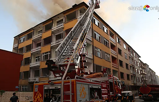 Çıkan yangın, iki binanın çatısına daha sıçradı