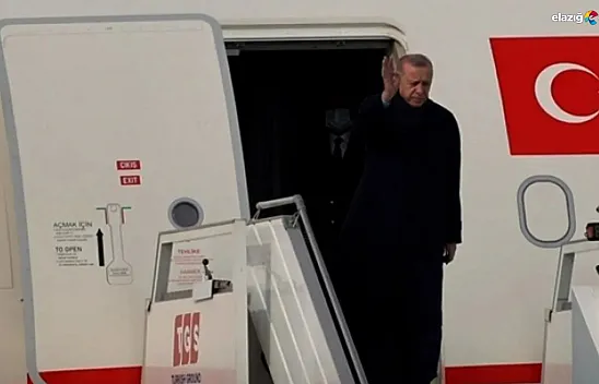 Cumhurbaşkanı Erdoğan program sonrası Elazığ'dan ayrıldı