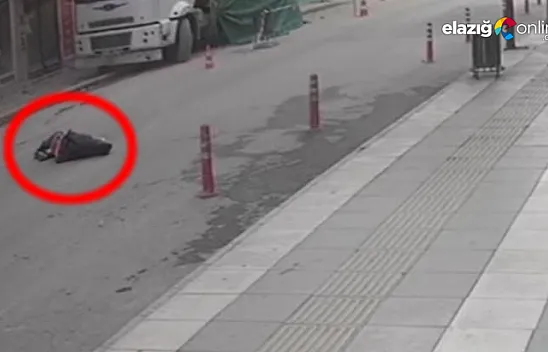 Deprem anında pencereden atladı, o anlar kamerada