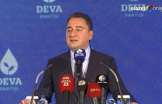 Deva Partisi Genel Başkanı Ali Babacan Elazığ'a Geldi