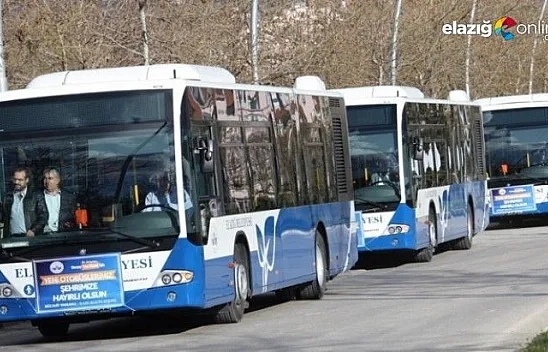 Elazığ Belediyesi otobüs sefer saatlerini yeniden düzenledi