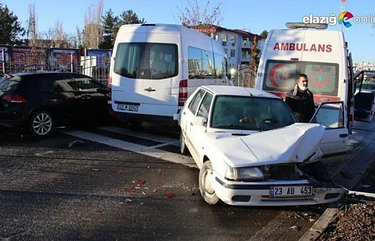 Elazığ'da 18 aracın karıştığı zincirleme kaza