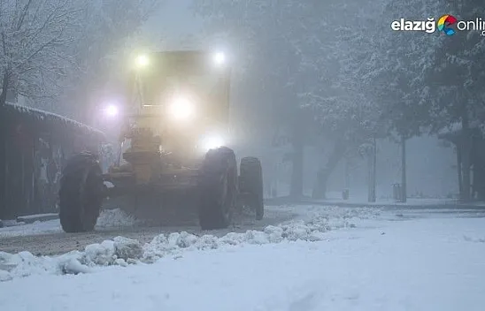 Elazığ'da kış mevsimi için tedbirler alındı