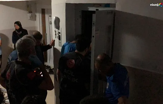 Elazığ'da korkutan asansör kazası: Yaşlı adam asansör boşluğuna düştü!
