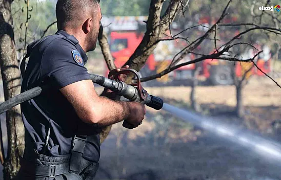 Bir yangın haberide Şahinkaya'dan!