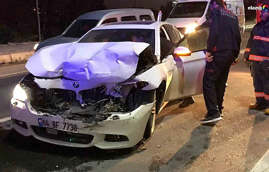 Elazığ'da trafik kazası: 2 yaralı