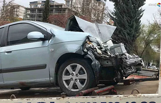 Elazığ'da trafik kazası: 2 yaralı