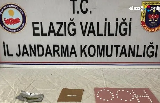 Elazığ'da uyuşturucu ile mücadele 2 şüpheli yakalandı