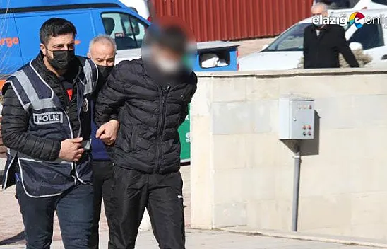 Elazığ'da yakalanan suç makinesi adliyeye sevk edildi