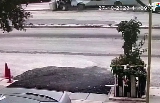 Feci kaza kameralara böyle yansıdı!