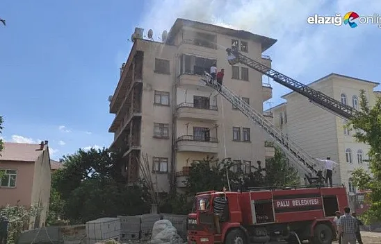 Elazığ'daki yangın söndürüldü