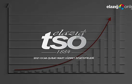 Elazığ TSO 2021 yılı ilk üç aylık oda hizmet istatistikleri yayınlandı