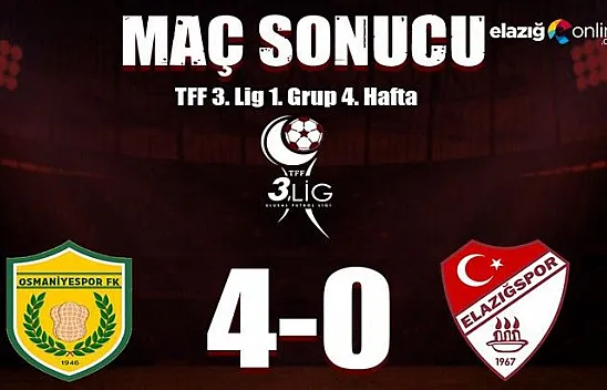 Elazığspor deplasmandan puansız dönüyor