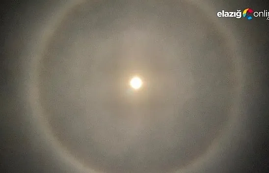 Gökyüzünde oluşan gizemli doğa olayı Elazığlıları korkuttu