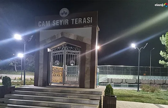 Harput'a gidenlere şok! Cam seyir terası kapalı