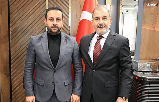 MHP Elazığ Belediye Başkan A. Adayı Bilen'den Başkan Alan'a ziyaret!