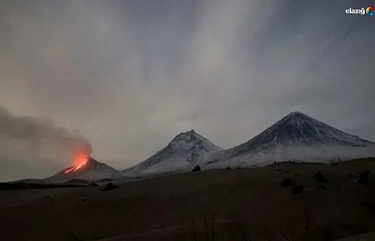 8.8'lik Depremin Ardından Klyuçevskaya Yanardağı Daha Da Aktifleşti