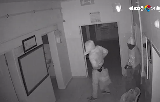 Sağlık ocağındaki hırsızlık kameraya böyle yansıdı