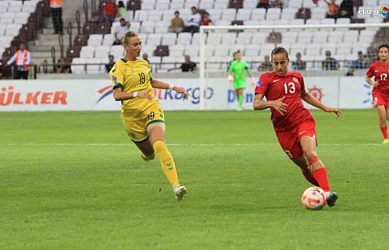 Elazığ, A Milli Kadın Futbol Takımına uğurlu geldi!