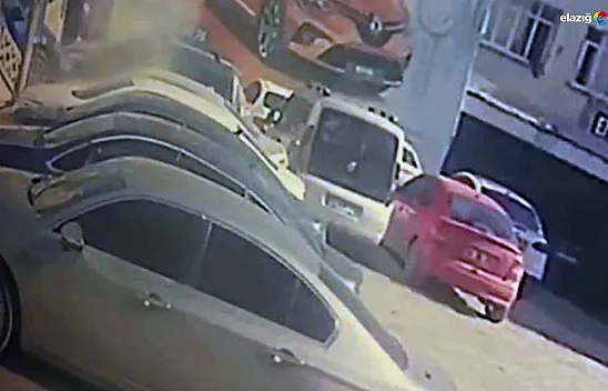 Feci kaza kameralara böyle yansıdı!