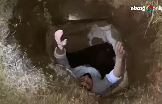 Defineciler açtıkları 3 metrelik çukurda yakalandı