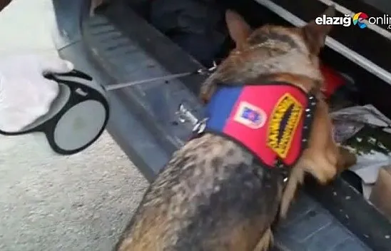 Elazığ'da kıyafete zulalanan uyuşturucu ele geçirildi,1 gözaltı