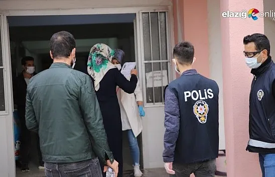 Elazığ'da korona virüs önlemleri altında KPSS heyecanı