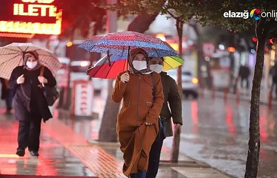 Elazığ'da sağanak yağış etkili oluyor