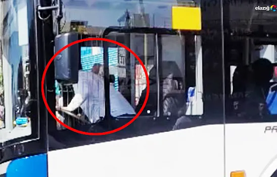 Otobüs şoföründen vatandaşlara saldırı!