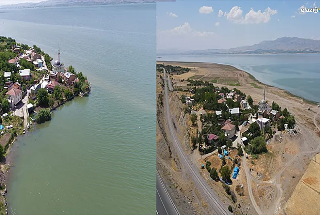 Bir zamanların eşsiz manzarasına sahip köyünü kuraklık vurdu