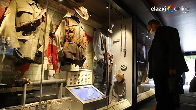 Çanakkale Savaşları Mobil Müzesi'nin 40'ıncı durağı Elazığ oldu