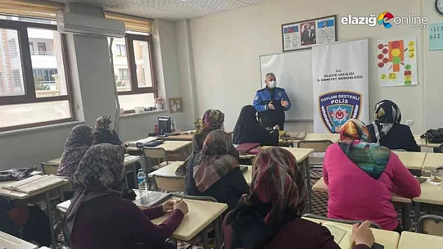 Elazığ emniyeti eğitimlere devam ediyor