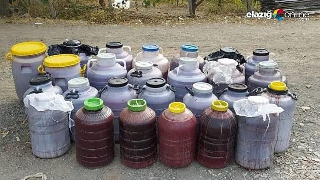 1 tondan fazla kaçak içki ele geçirildi