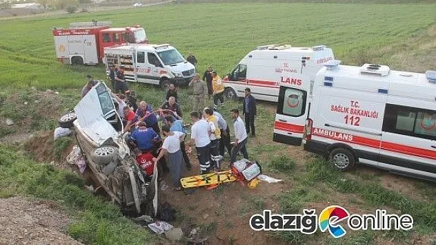Elazığ'da Feci Kaza, 2 Ölü!
