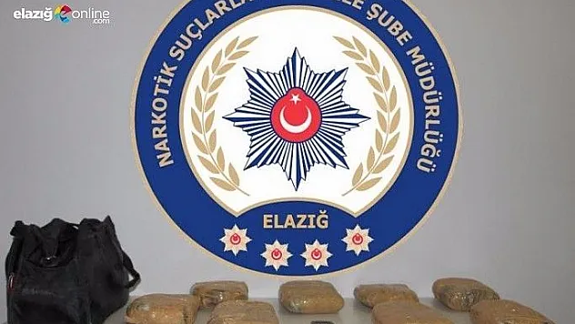 8 kilo toz esrar ele geçirildi