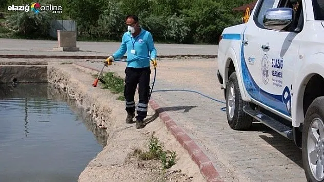 Elazığ Belediyesi ilaçlama çalışmalarını hızlandırdı