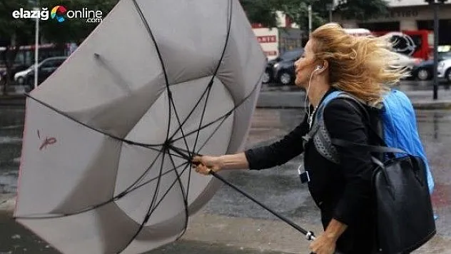 Elazığ, Tunceli ve Bingöl için fırtına uyarısı!