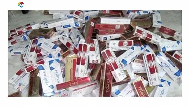 Elazığ'da 5 bin 400 paket kaçak sigara ele geçirildi