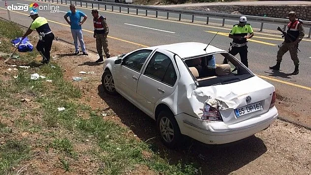 Elazığ'da trafik kazası: 1 çocuk öldü, 4 kişi yaralandı