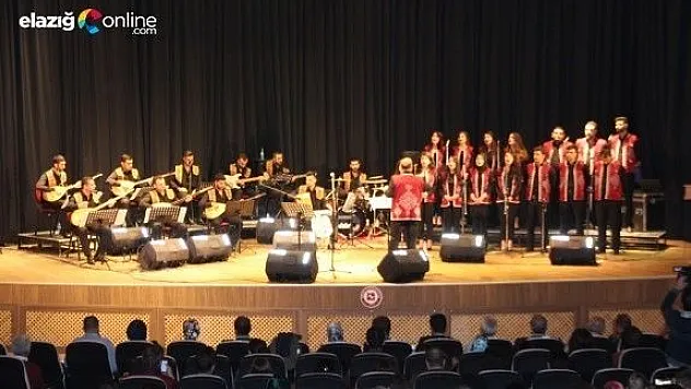 Elazığ'da Türk Halk Müziği konseri gerçekleştirildi