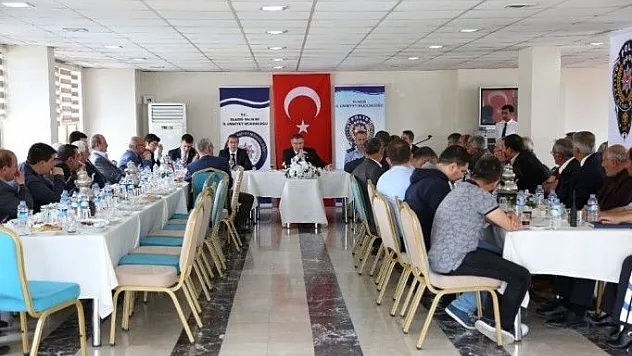 Emniyet Müdürü Cangül, muhtarlarla bir araya geldi
