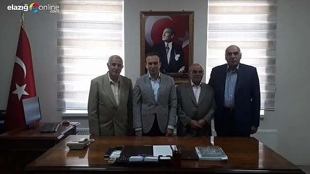 Sivriceliler Derneği'nden Kaymakam Temiz'e ziyaret!