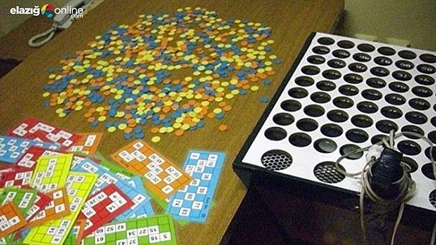 Elazığ'da 'Kumar ve Tombala' Operasyonu