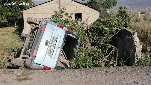 Elazığ'da trafik kazası : 1 yaralı