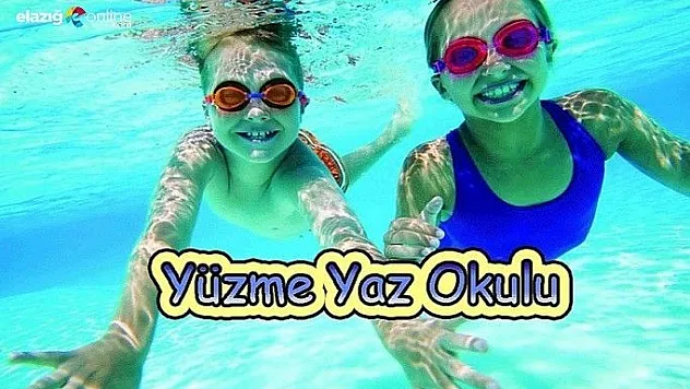 Hazar Yüzme yaz okullarına yoğun ilgi