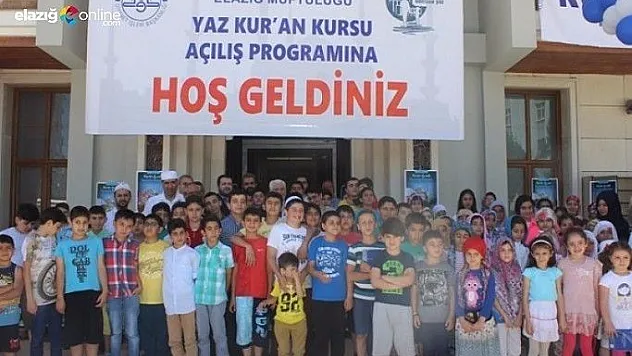İlimizde yaz Kur'an kursları başladı