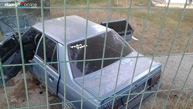 Otomobil bahçeye uçtu: 3 yaralı