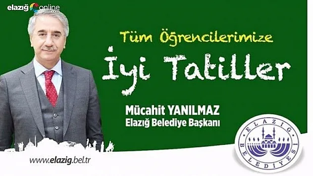 Yanılmaz'dan, öğrenci ve öğretmenlere tatil mesajı